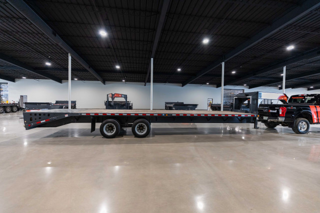 15-Ton, 26' Deckover Flatbed Trailer Brandt UGR1526 in Cargo & Utility Trailers in Saskatoon - Image 2