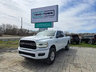 2022 Ram 3500 Big Horn Crew Cab 4x4 with the 6.7L Cummins Diesel and only 136,000kms. Clean history...
