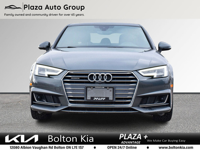 2017 Audi A4 2.0T Technik $175 B/WEEKLY* TECHNIK CLEAN CARFAX... in Cars & Trucks in Mississauga / Peel Region - Image 2