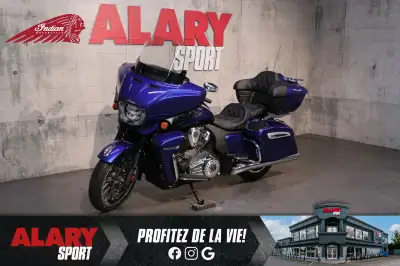 Cette MOTOCYCLETTE INDIAN ROADMASTER POWERPLUS LIMITED 112 CU-IN POWERBAND 2025 est disponible DÈS M...