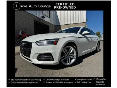 WOW!! What a great deal! SAVE tens of thousands compared to buying brand new! This 2019 Audi A5 Spor...