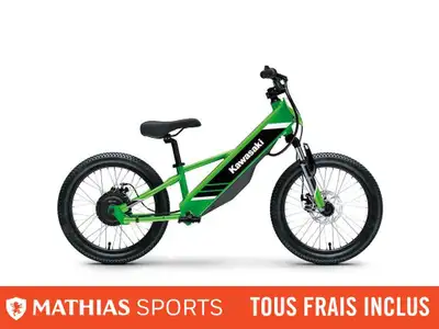Concessionnaire des véhicules neufs et d'occasion. VÉLO KAWASAKI ELEKTRODE 20 2025 La marque mondial...