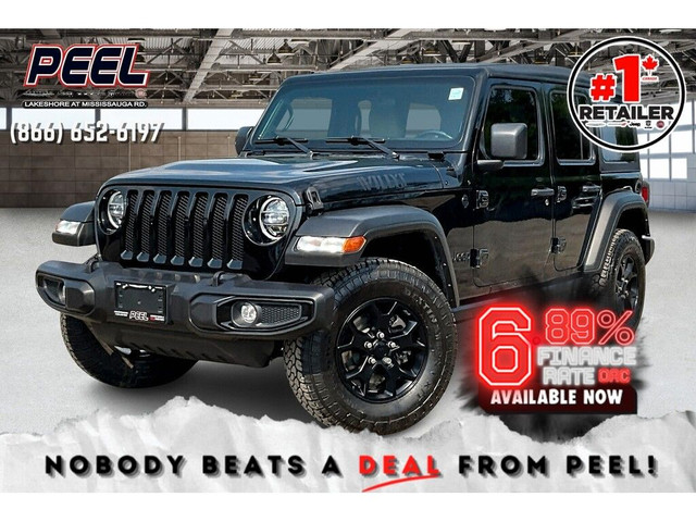 2022 Jeep Wrangler Willys 4Dr | Soft Top | Alpine | Tow Package  in Cars & Trucks in Mississauga / Peel Region
