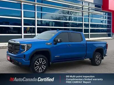 Recent Arrival! Check out this gorgeous Dynamic Blue 2022 GMC Sierra AT4!! This truck is stunning in...