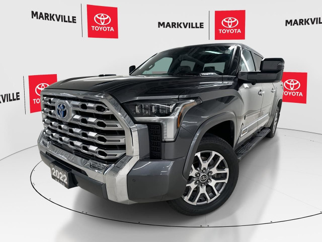 2022 Toyota Tundra Hybrid Platinum 2 SETS OF TIRES | TONNEAU... in Cars & Trucks in Markham / York Region