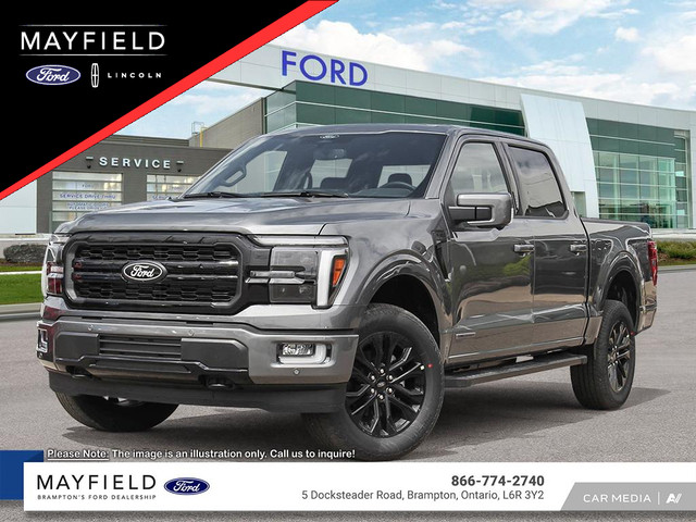 2025 Ford F-150 LARIAT HARD TRI-FOLD AND BOX LINER INCLUDED in Cars & Trucks in Mississauga / Peel Region
