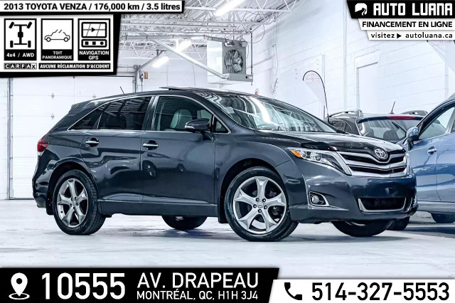 2013 TOYOTA Venza LIMITED AWD/TOIT PANO/CAMERA/GPS/MAGS/KEYLESS in Cars & Trucks in City of Montréal