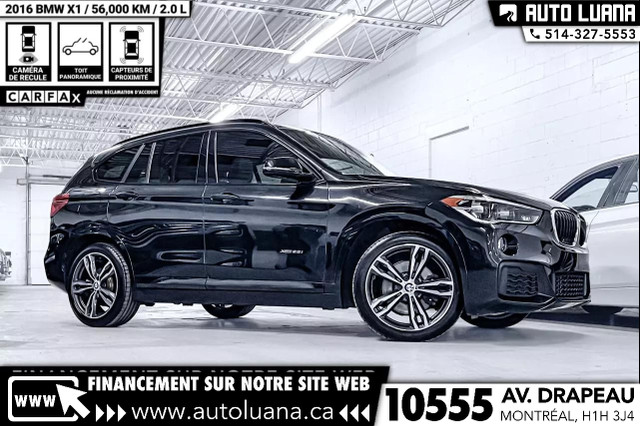 2016 BMW X1 xDrive28i M PACK TOIT PANO/HUD/NAVIGATION/56,000km in Cars & Trucks in City of Montréal