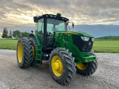 2012 John Deere 6170R -5400hours -MFWD -18.4R46 rear tires and duals at 40% -16.9R30 front tires new...