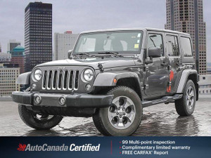 2016 Jeep Wrangler Unlimited Sahara 4WD| No Accident | Navigation | RemoteStart