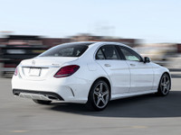 2015 Mercedes Benz C-300 AMG PKG White Exterior on Black Interior comes with Navigation and Back up... (image 5)