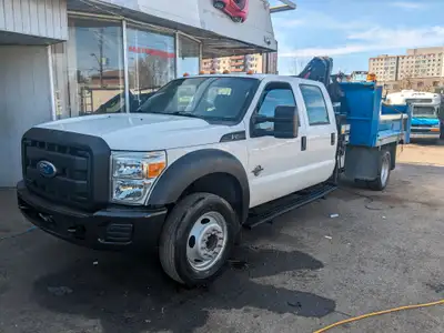 2011 Ford Super Duty F-450 DRW Dump and Crane - $34,500 Year: 2011 Mileage: 95,000 km Transmission:...