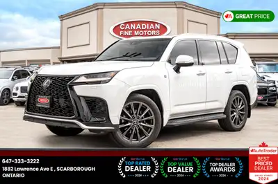 ENJOY 6 MONTHS NO PAYMENT!! LX 600 F SPORT|7 PASS|NAVI|SUNROOF|BSM|LOW|RED INT|LOW KM!! LEXUS INSPEC...