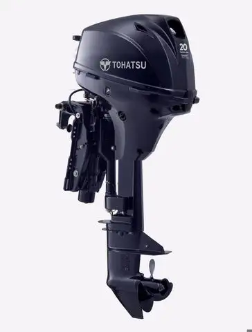 In Stock- Tohatsu 20 EL- Long shaft, Manual Start Outboard Motor Cash & Carry Price. No Hidden Fees,...