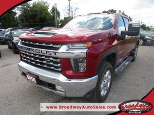 2021 Chevrolet Silverado 2500 3/4 TON LTZ-Z71-MODEL 5 PASSENGER 6.6L - DURAMAX.. 4X4.. CREW-CAB.. 6.6-BOX.. NAVIGATION.. LEATHER.. HEATED/AC SEATS.. SUNROOF..