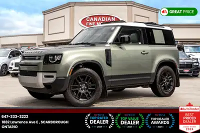 90 S AWD |CLEAN CARFAX|PANO ROOF|NAVI|360 CAM|MERIDAN SOUND| LAND ROVER INSPECTION IS AVAILABLE UPON...