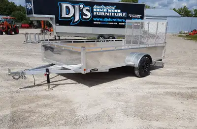 7x12' Solid side utility. 16"o.c main frame Tri-pull tongue 16" high sides with 12" solid ATP lower...