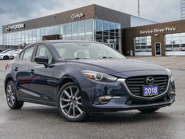 2018 Mazda Mazda3 GT | White Leather | Sunroof | Bose | Head Up in Cars & Trucks in Guelph