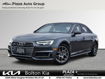 2017 Audi A4 2.0T Technik $175 B/WEEKLY* TECHNIK CLEAN CARFAX...