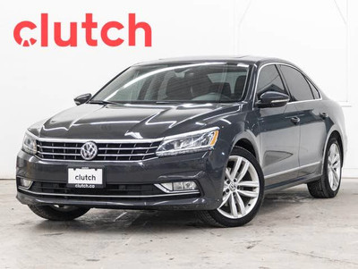 2018 Volkswagen Passat Highline w/ Driver Assistance Pkg w/ Appl