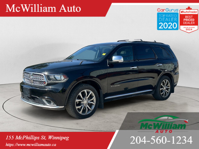 2017 Dodge Durango Citadel AWD | DVD Player | Heated seats | Sun in Cars & Trucks in Winnipeg