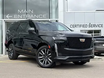Command attention in this 2023 Cadillac Escalade Sport Platinum, finished in striking Black Raven wi...