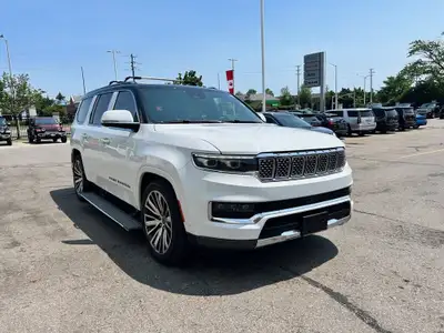 2022 Jeep Grand Wagoneer Series III Bright White Clearcoat 6.4L V8 8-Speed Automatic Call us at (905...