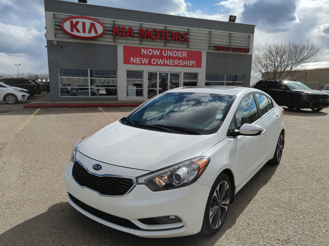 2015 Kia Forte SX/LEATHER/ROOF/NAVI/HEATED SEATS LOADED! in Cars & Trucks in Prince Albert