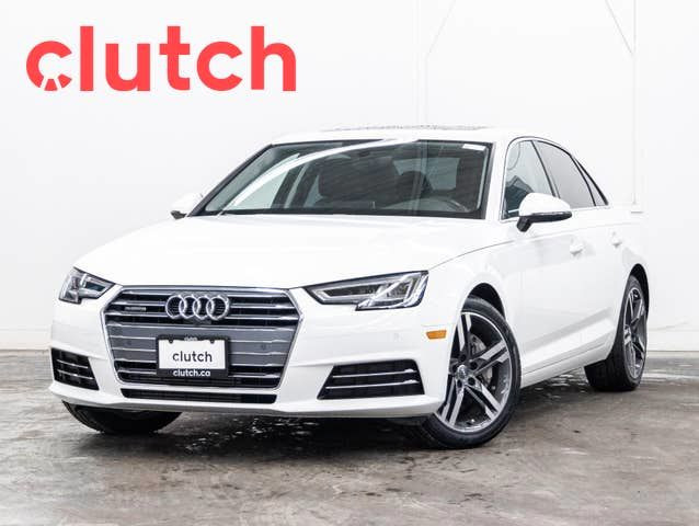 2017 Audi A4 Technik AWD w/ Apple CarPlay & Android Auto, Rearvi in Cars & Trucks in City of Toronto
