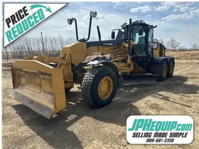 2015 CAT 140M AWD Motor Grader with Snow Wing WE SHIP DIRECT TO YOU, USA and Worldwide!! Financing A...