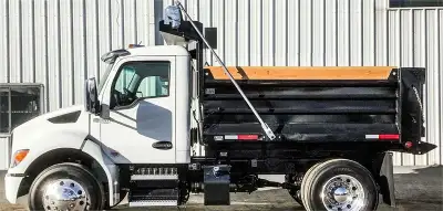 Used 2025 KENWORTH T280 DUMP TRUCK, 38 Miles, 6.7L PX7 Paccar 300 HP Diesel Engine, Single Exhaust,...