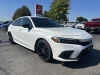 This 2022 Honda Civic Sedan Sport shines in Platinum White Pearl, boasting a sporty profile and a su... (image 2)