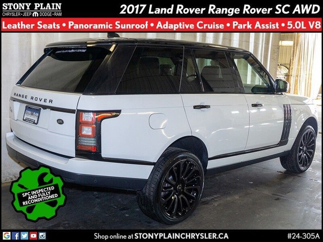  2017 Land Rover Range Rover SC - Leather, Pano Sunroof, V6 in Cars & Trucks in St. Albert - Image 4