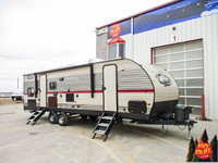 Dual Entry, Solo Slide Trailer Sleeps 12, just $112 wk