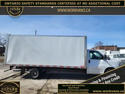 RARE FIND - 18Ft Box - 2021 Chevrolet Express G4500 - 18Ft Aluminum Box Cube Van - Equipped with 6.6...