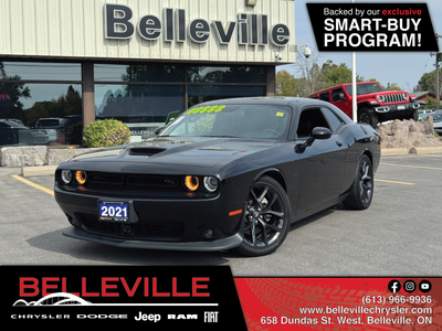Recent Arrival! Odometer is 30434 kilometers below market average! Pitch Black Clearcoat 2021 Dodge...