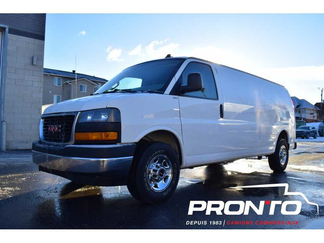 2018 GMC Savana Cargo Van 3500 ** 6.0L ** ALLONGER ** Attache re in Cars & Trucks in Laval / North Shore