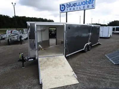 Legend Snowmobile Trailers 8.5' x 26' starting at $27,390.00 ! Need extra space with convenient driv...