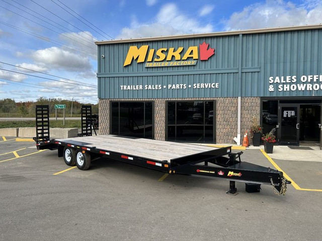 Miska 7 Ton Flatbed Equipment Trailer in Cargo & Utility Trailers in Dartmouth