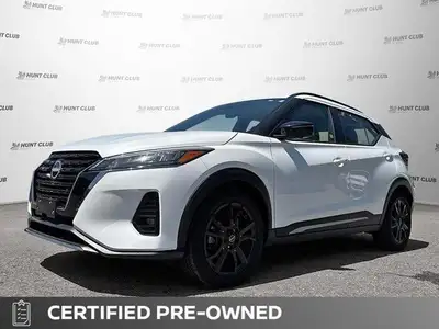 Snatch a deal on this certified 2023 Nissan Kicks SR before someone else snatches it. Roomy but agil...