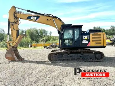 2012 CATERPILLAR 329EL Excavator 10,316 hours C7.1 ACERT Engine c/w Hydraulic Thumb, aux hydraulics...