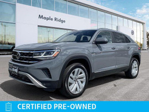 2021 Volkswagen Atlas Highline | 2.0L I4 | One Owner & No Accidents | Heated Leather | Sunroof