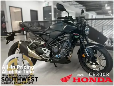 2024 Honda CB300R • All-In Pricing Honda CB300R Standard Motorcycle Description Match your style and...