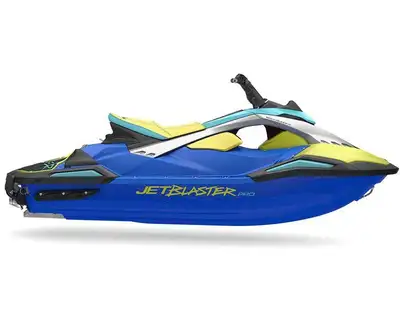 Ride full blast on the waves with Yamahas sporty JetBlaster PRO equipped with the advanced RiDE tech...