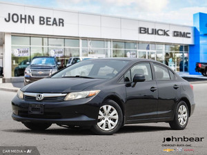 2012 Honda Civic AS IS (NOT CERTIFIED)   LOCAL TRADE