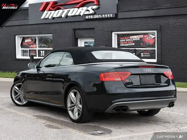 2014 Audi S5 TECHNIK | CONVERTIBLE | AWD | NAV | NO ACCIDENTS in Cars & Trucks in City of Toronto - Image 5