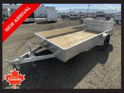 1 In stock! 2025 Stronghaul 6.3 x 12 Solid Side Utility Trailer Canadian Made Aluminum trailer GVWR:...