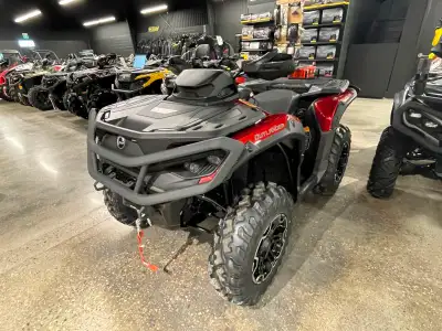 2025 CAN-AM OUTLANDER XT 850 ATV STOCK #A104977 82 HP ROTAX ENGINE SELECTABLE 2WD/4WD WITH VISCO-LOK...