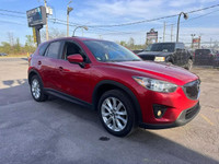 2014 Mazda CX-5 GT/Touring AWD noir avec intérieur en cuir avec toit ouvrant caméra de recul sièges... (image 1)