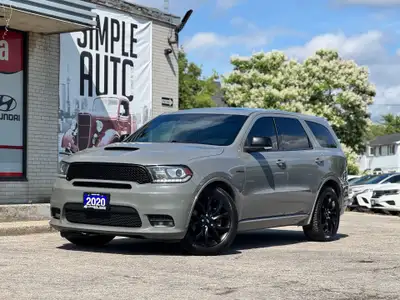 ???? 2020 Dodge Durango R/T AWD | 5.7L HEMI V8 | 7-Passenger | Grey on Red | Clean Carfax ???? Step...